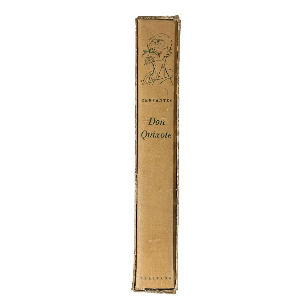 Don Quixote by Miguel de Cervantes Heritage Press 1950 Illustrated Vintage Book
